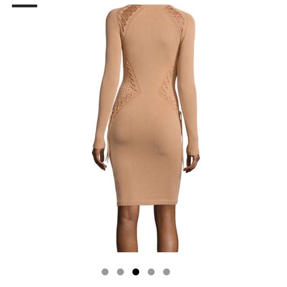 RoNNY KOBO Nude Brighton Lacing Coctail Dress - Picture 3 of 16